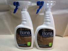 Lot of 2 Bona Hardwood Floor Cleaner Spray - 22 oz - Residue Free / Dries Fast
