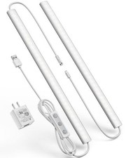 Plugin Under Cabinet Lighting Dimmable Counter Lights For Kitchen 2pcs 12 Inch C