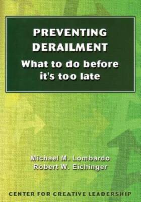 Preventing Derailment: What to do before its too late (Technical Re - VERY GOOD