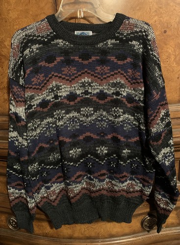 Vintage Dad Sweater Grandpa Knit 