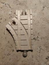 Vintage Thomas Friends Wooden Railway Curved 4" Switch Y Track