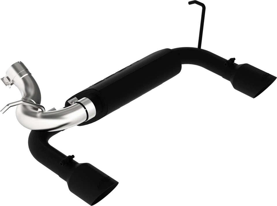 Sistema de escape MBRP Armor BLK 2,5" eje trasero para Jeep Wrangler JK JKU 2007-2018 Foto 2 de 2