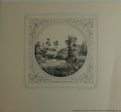 Else Lasius Lithographie ca.1850 Schuster Leer Reprint 1974 29x26cm O-4453