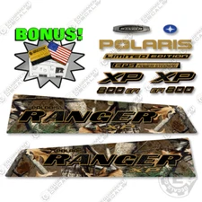 Fits Polaris Ranger 800 XP Decal Kit UTV - Limited Ed. Pursuit Camo - 2014