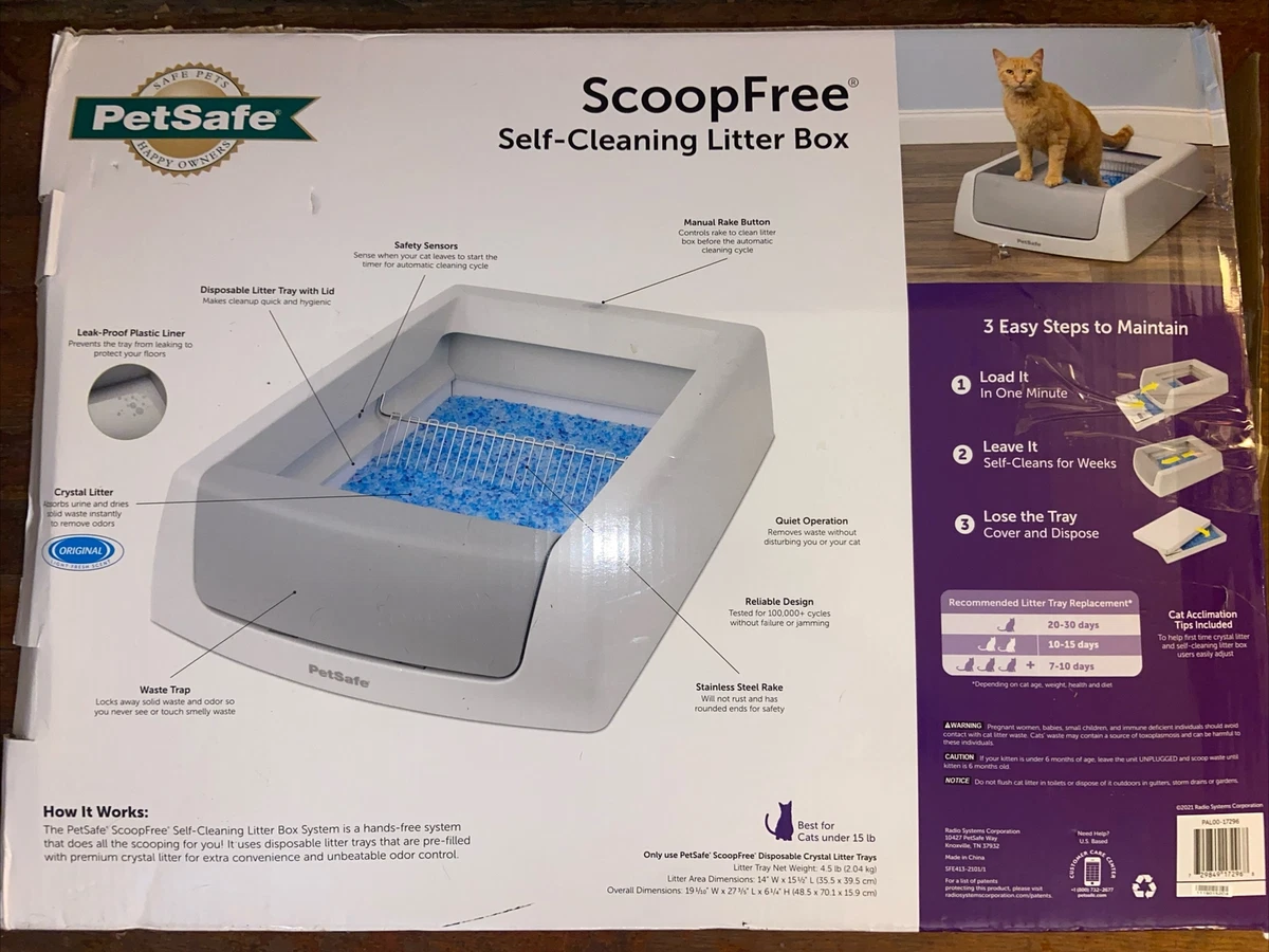 PetSafe ScoopFree Crystal Classic SelfCleaning Cat Litter, 60 OFF