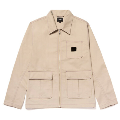 Huf Worldwide Skateboard Workwear Jacket Jacke Jeans Canyon Stone in M