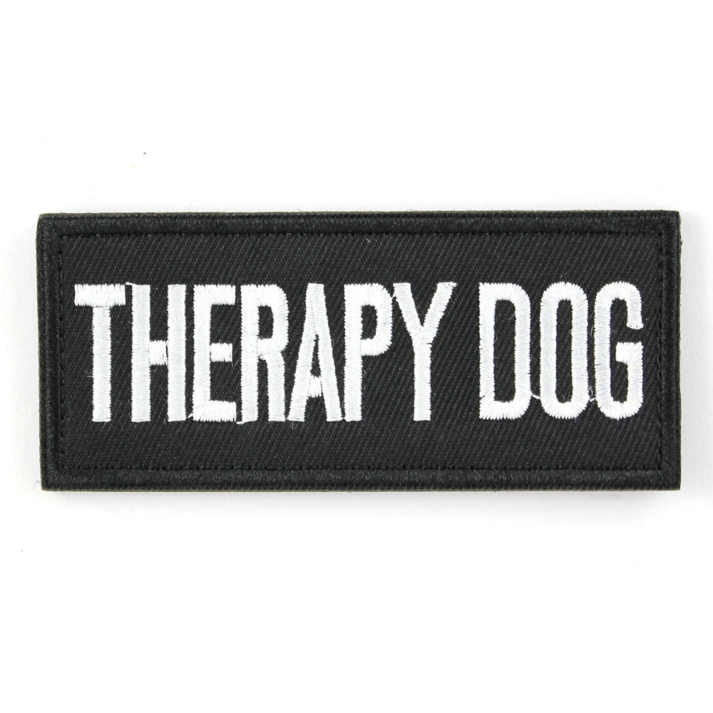 Dog Harness Patch Hook & Loop Canine K9 Vest Warning Badge Tactical Pet Labels