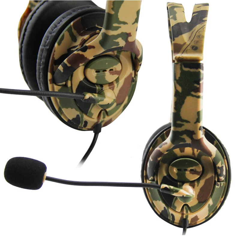 Gaming Headset for PS4, XBOX ONE and SWITCH - Camouflage Yellow - Image 4 of 4