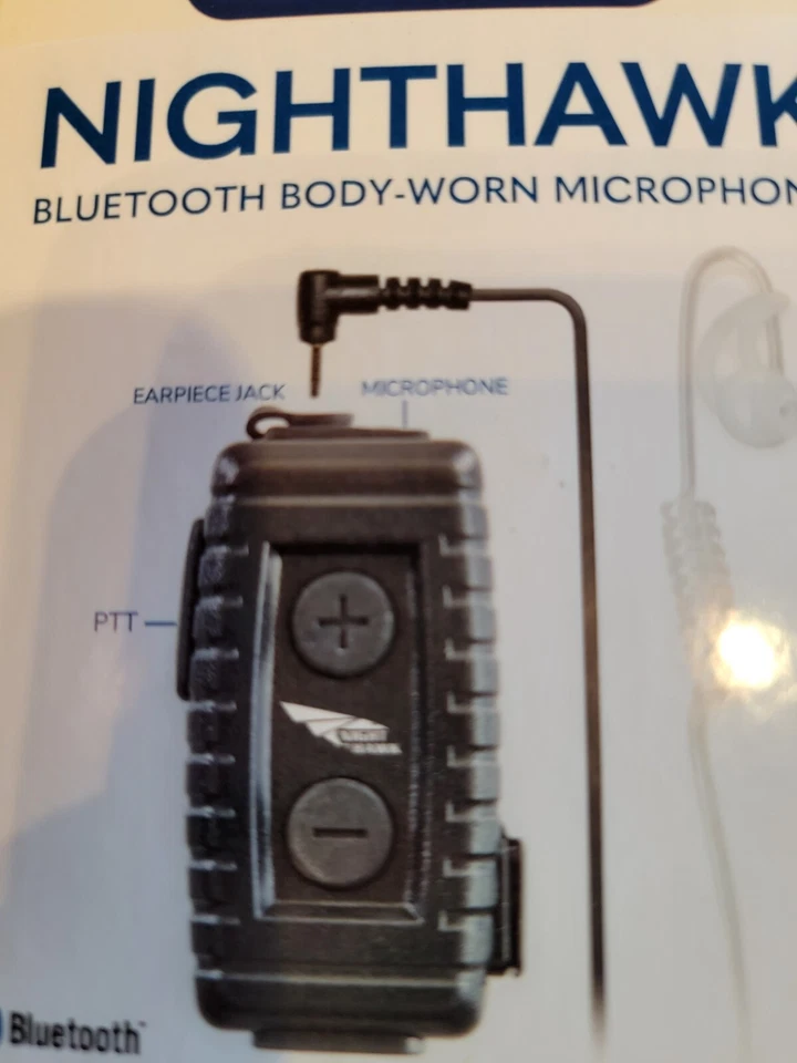 BLUE-WI Nighthawk Sport Bluetooth  Body Worn Microphone. - Image 2 of 4