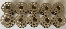 SINGER 15K SEWING MACHINE METAL BOBBINS X 10 