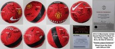 2012-13 Manchester United Football Squad Signed inc. Van Persie & Giggs Club COA