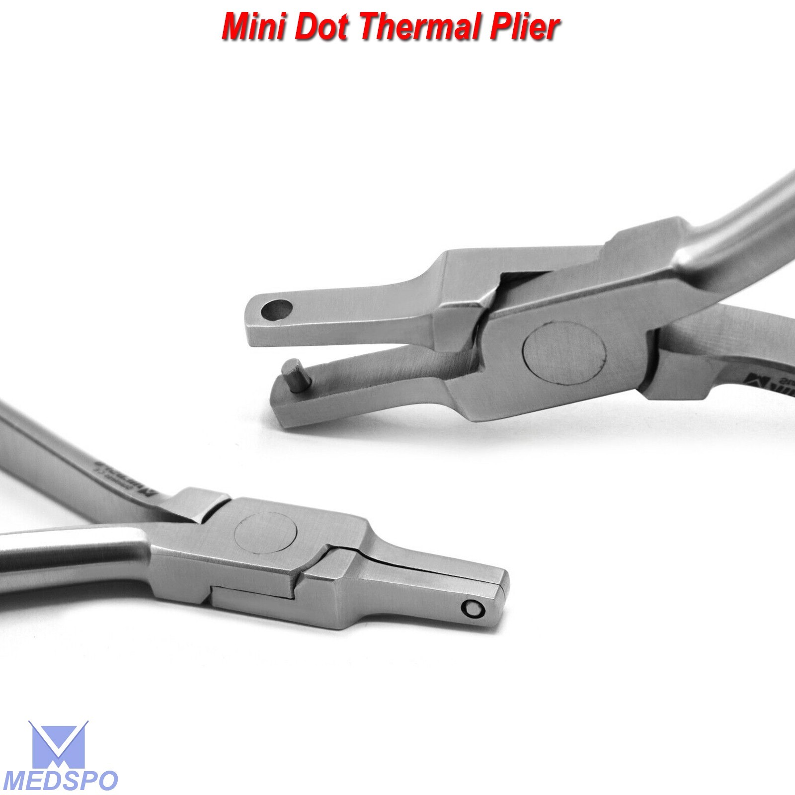Dental Mini Dot Dimple Thermal Forming Pliers Orthodontic Clear Aligners Tools