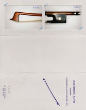 A fine French certified violin bow L. Morizot Pere, 1930,SUPERB EXAMPLE