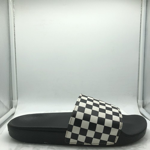 van checkered sandals
