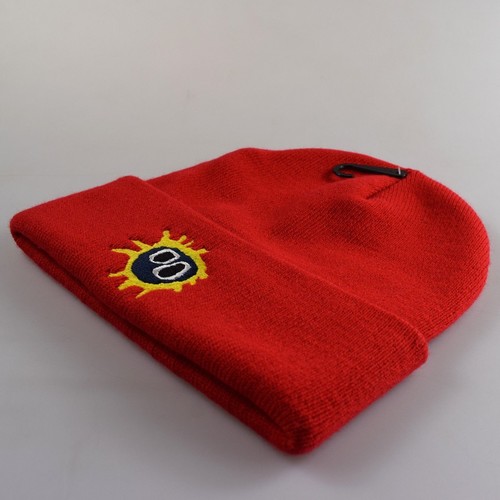 Actual Fact Primal Scream Screamadelica Indie Gillespie Roll Up Red Beanie Hat - Picture 2 of 3