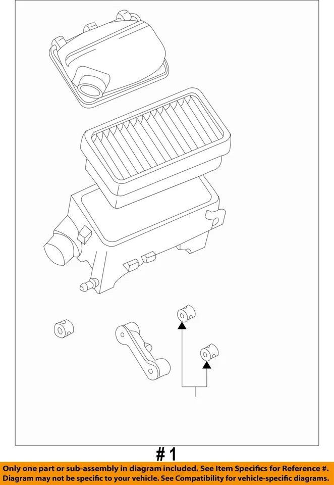 Conjunto de filtro de aire usado se adapta a: Saturn L SERIES 2002 2,2 L VIN F grado de octavo dígito Foto 4 de 4