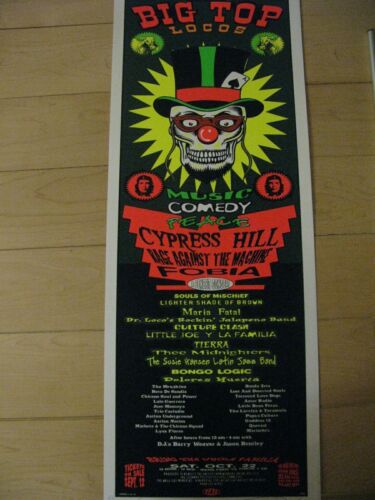 Cypress hill-Rage against the machine-original USA Poster von TAZ(Big Top Locos) - Picture 1 of 1