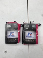 Russell Youth Pink All Sport Socks 2 Pairs Size 3-8.5