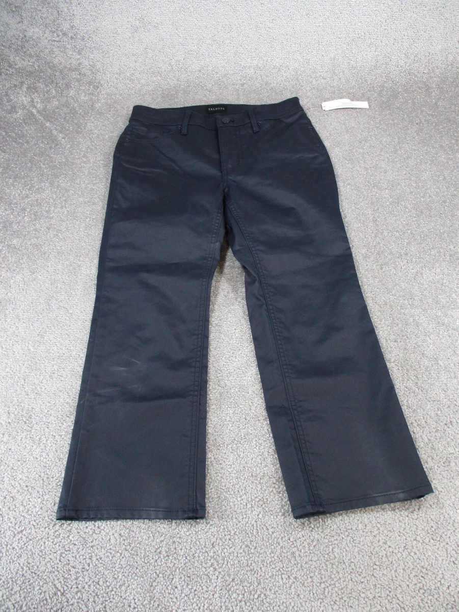 Pantalon taille haute à coupe cigarette