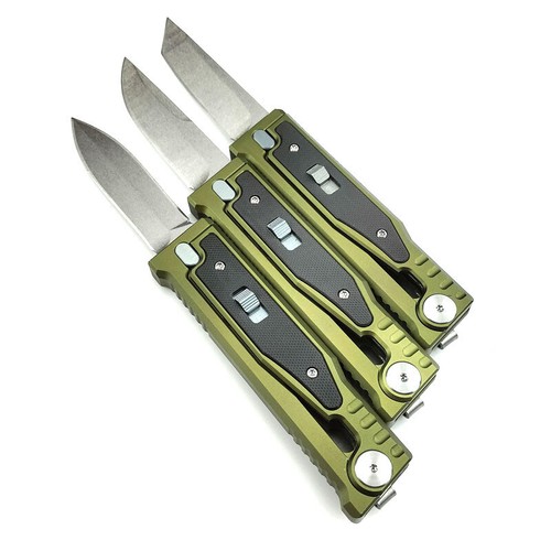 D2 Blade Folding Pocket Knife Aluminium G10 Handle EDC Outdoor Camping MultiTool - Picture 4 of 18
