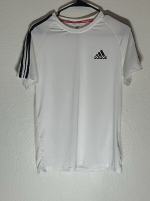 Adidas Men Sereno 23 3-Stripe T-Shirts Jersey White Training Top