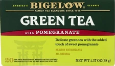 Bigelow Green Tea with Pomegranate - 20 tea bags