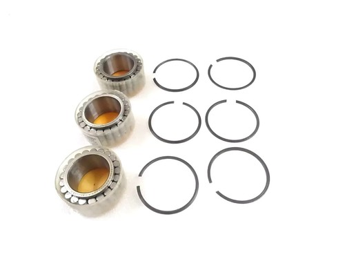 FOR JCB BACKHOE HUB ROLLER BEARING W CIRCLIPS 3 SET (907/50200 821/00209) #A177 - Picture 1 of 5
