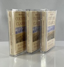 Best Of Country Classics 60 All Time Favorite 3 Volume Set Cassette Tapes SEALED