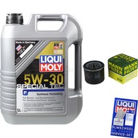 Mann Inspektionspaket Liqui Moly 5W-30 FüR Renault Clio III 1.2 16V