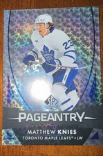 2023-24 Sp Authentic - Pageantry Insert Matthew Knies Mall Leafs Rookie RC