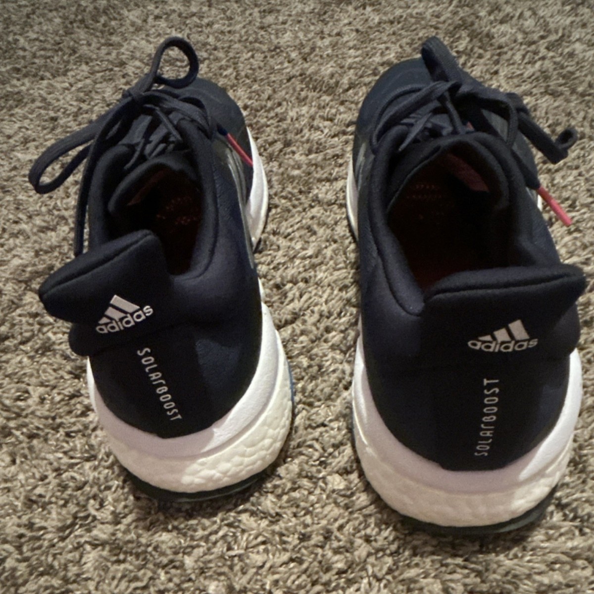 Mens adidas Solarboost 4 Navy White Breathable Mesh Running Shoes! | eBay