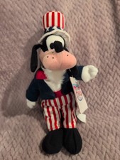 Uncle Sam Goofy - 9 inch Mini Bean Bag Plush - The Disney Store