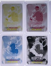 2025 Leaf Vivid Baseball Travis Sykora Bursting Talent Printing Plate 1/1 Set