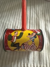 vintage tin litho noisemaker rattle