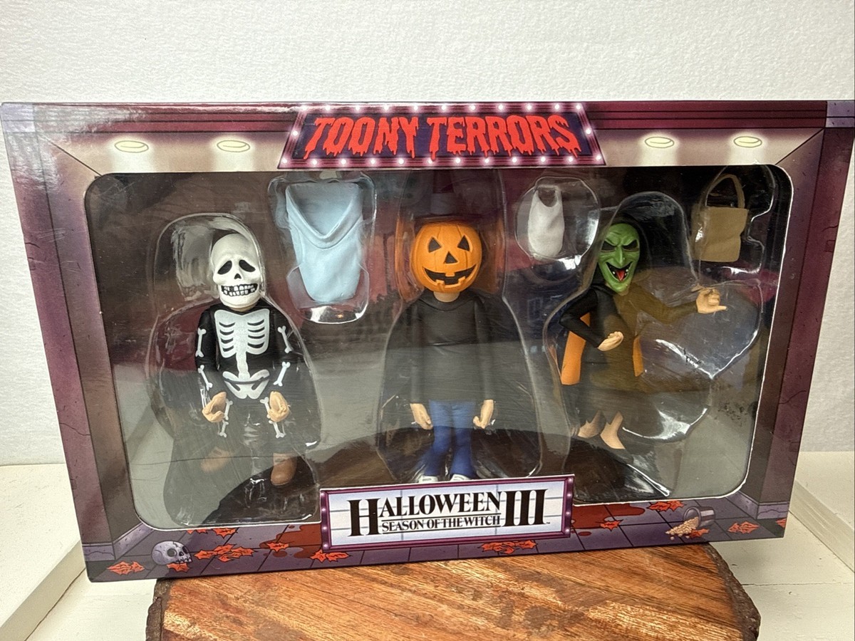 NECA Toony Terrors Halloween III Trick or Treaters 3 Pack Action