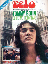 TOMMY BOLIN RICHIE BLACKMORE RICK WAKEMAN PELO Argentina 1977 Mag Deep Purple