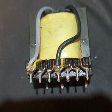 Yellow/Black AC-AC Power Transformer Step-Up/Down Laminated Core Pin Terminals