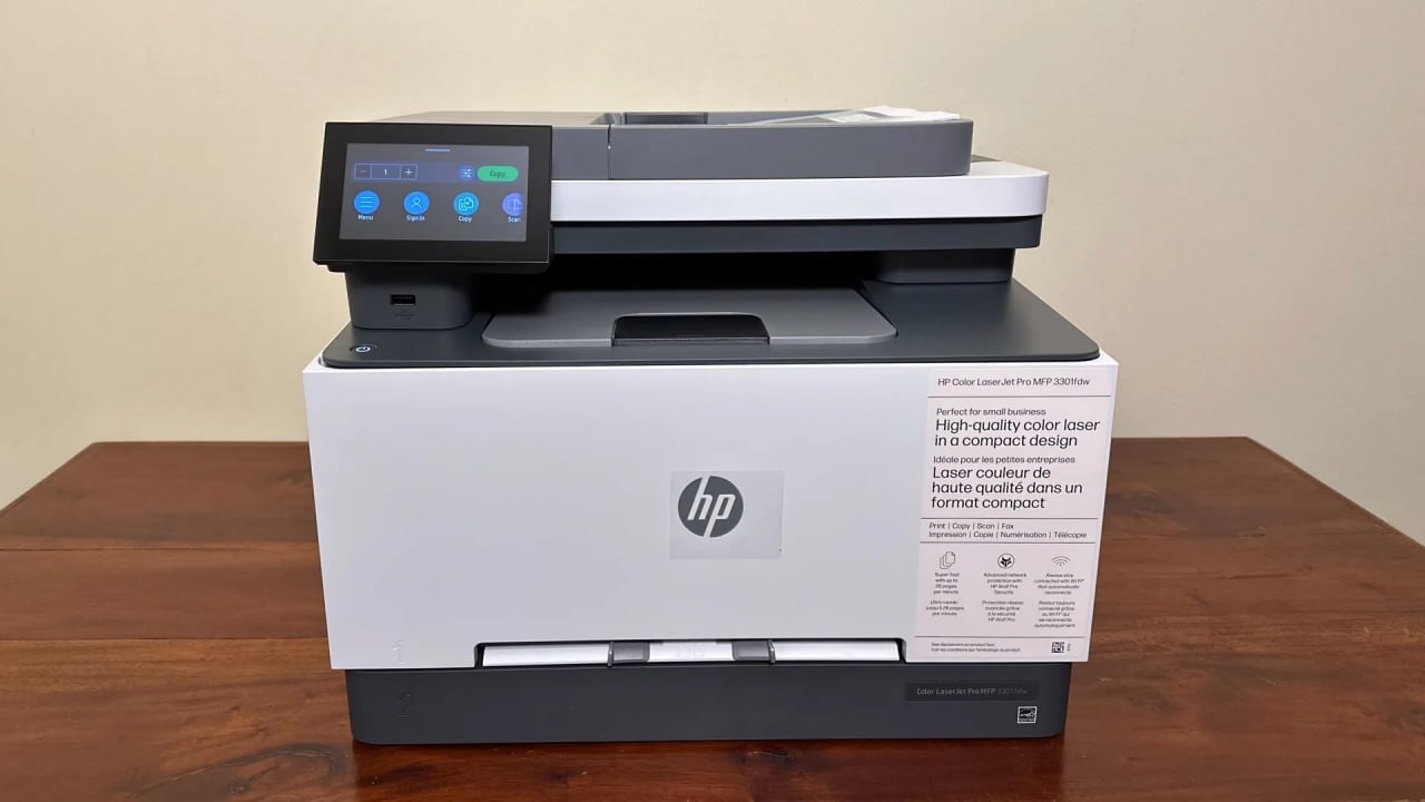 HP Color LaserJet Pro MFP 3301FDW Wireless Printer