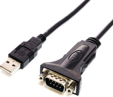 Tera Grand Premium USB 2.0 to RS232 Serial DB9 Adapter Cable 6 Ft - Supports Win
