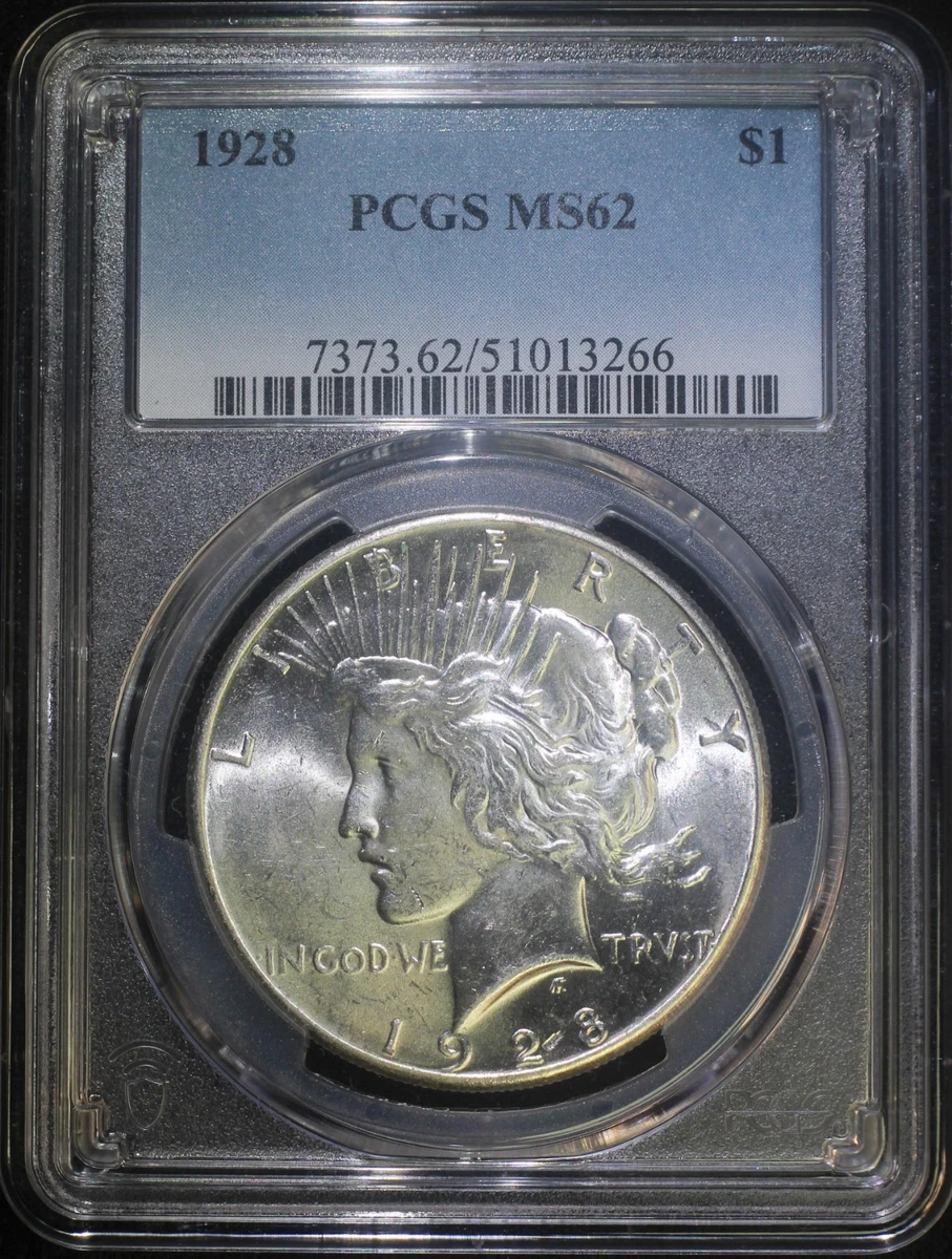 Grade MS 62 Peace US Dollars (1921-1935) for sale | eBay