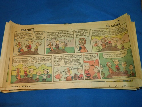 PEANUTS Sunday Comic Strips by Charles Schulz Lot of 120+ Third Page Format - Picture 15 of 24