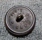 Vintage Antique Pressed Horn Carved Picture Button SHOOTING STAR Back CAEN — photo 3