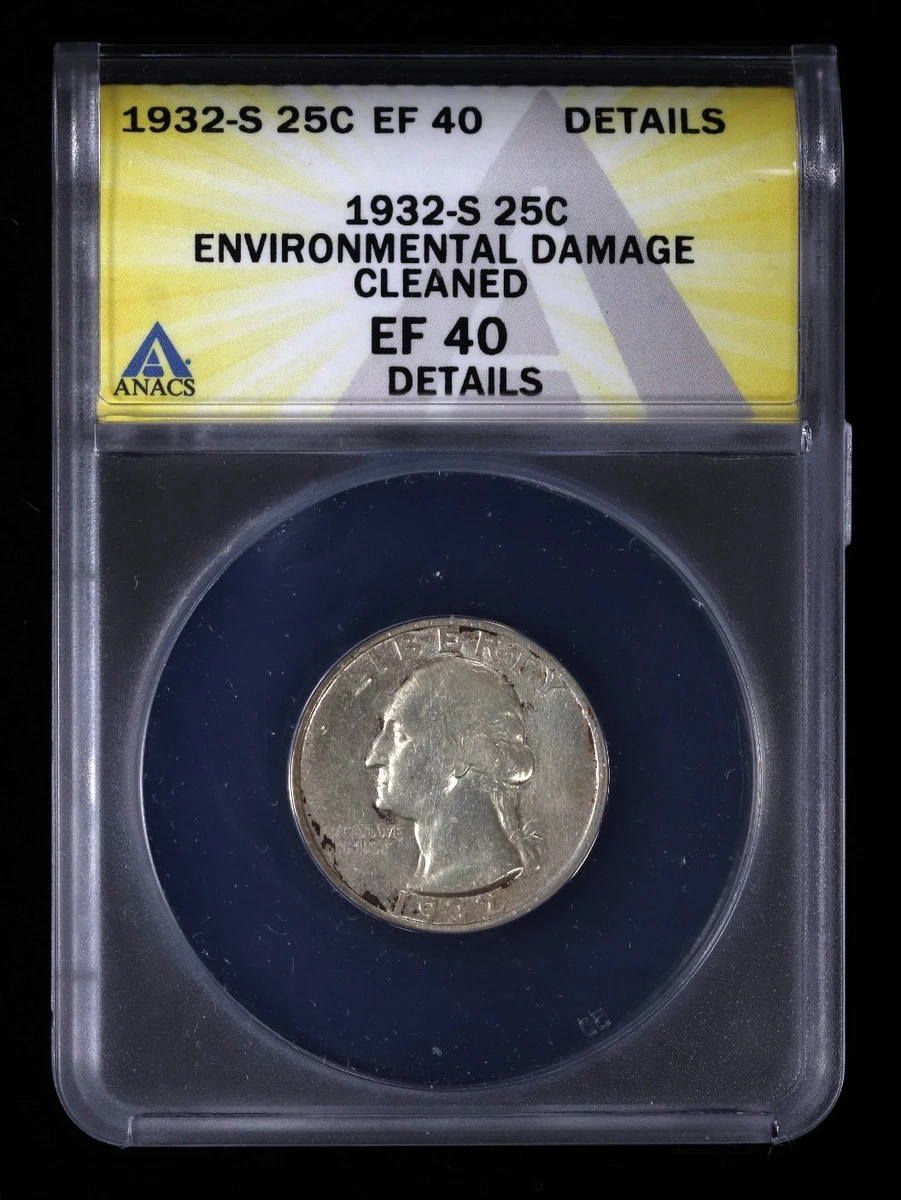 ANACS 1932 Year Washington Quarters (1932-1998) for sale | eBay