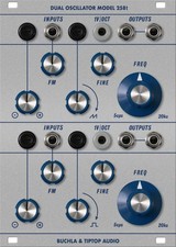 TIPTOP AUDIO BUCHLA 200 SERIES DUAL OSCILLATOR MODEL 258T : NEW : DETROIT
