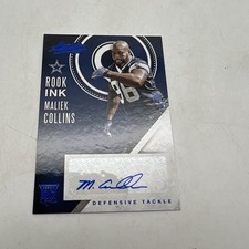 2016 Panini Absolute - Rook Ink Blue #37 Maliek Collins (AU, RC)