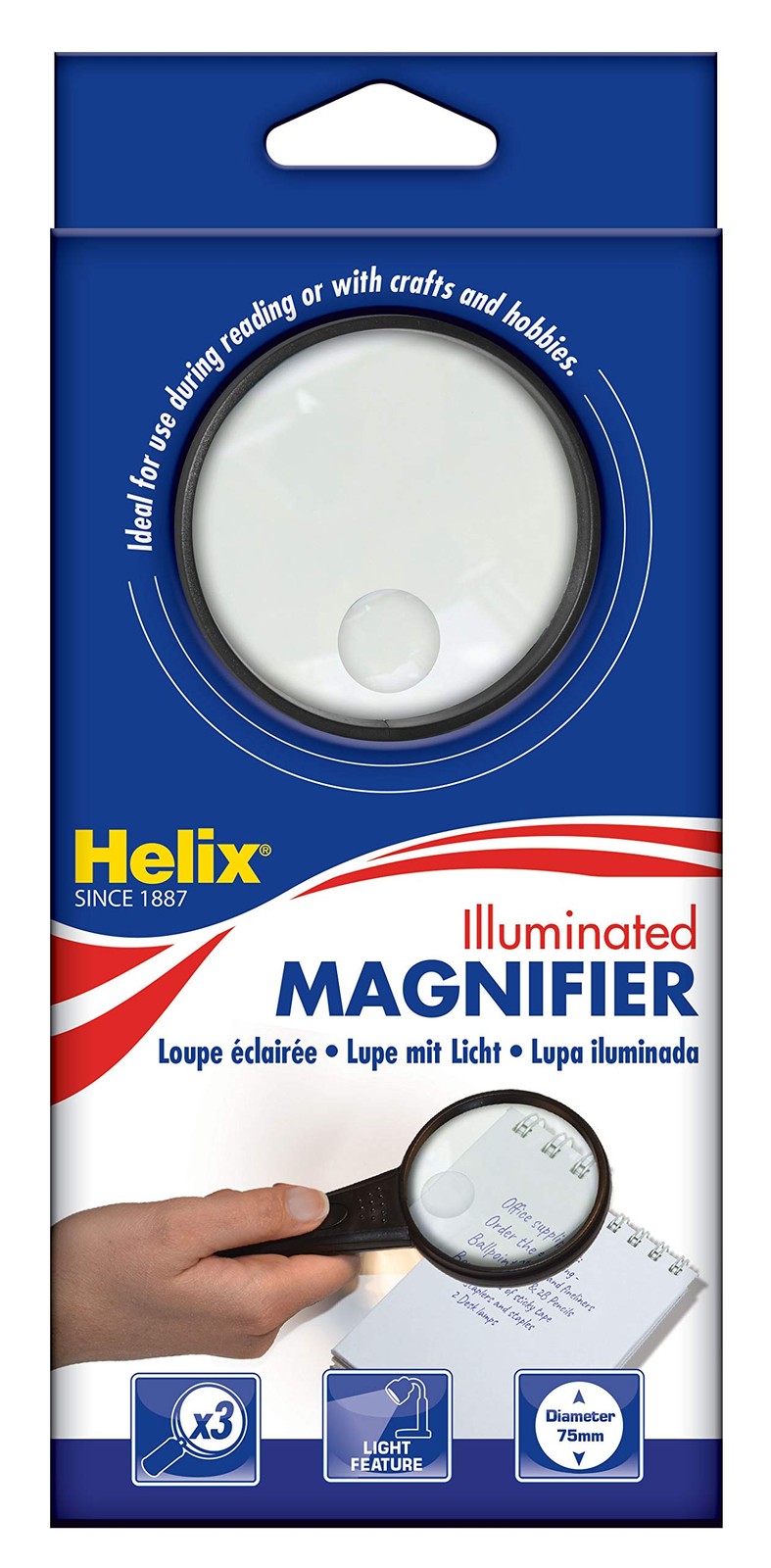 Helix Illuminated Magnifying Glass, 389500