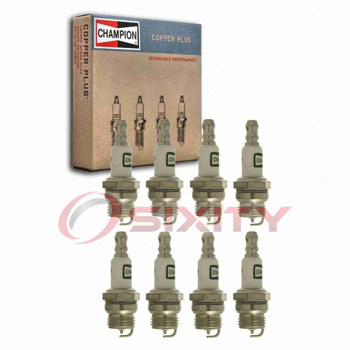 8 pc Champion Copper Plus 851 Spark Plugs for WA22MU T22MU HS5E DJ6J CS41T hb