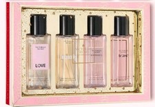 Victoria's Secret 4 Pieces Gift Set Body Perfume Spray 2.5 oz Each. New In Box.