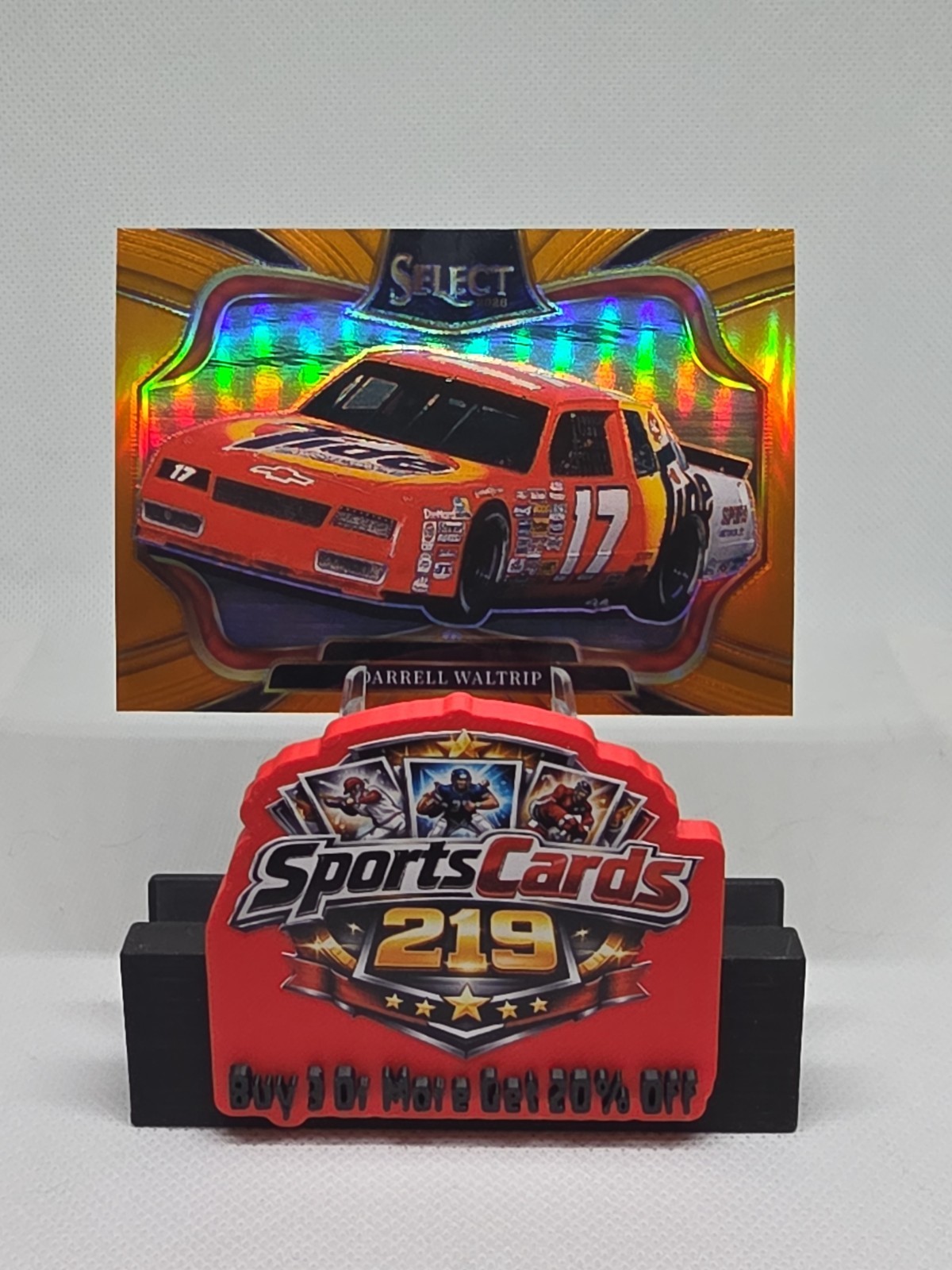 2026 Panini Select Racing Darrell Waltrip Orange Prizm Pit Road /49 NASCAR 