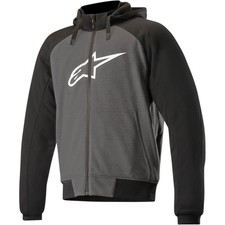 Alpinestars Chrome Sport Hoodie Small, Anthracite Black/White 